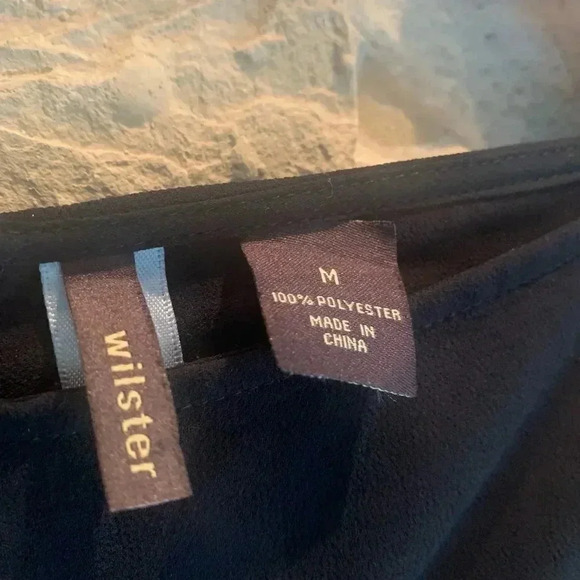 Wilster Black Pleated Wide Leg Pants - Picture 5 of 8